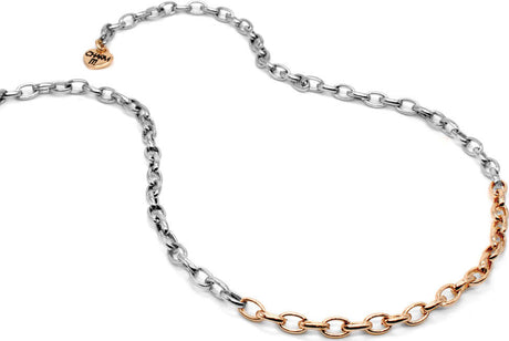 Two-Tone Chain Necklace