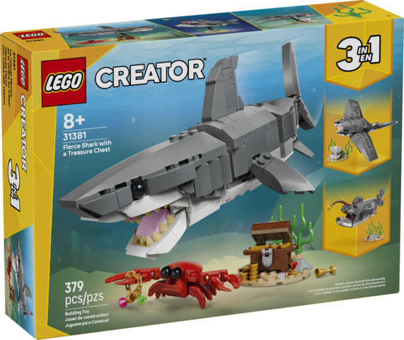 Creator: Fierce Shark with a Treasure Chest