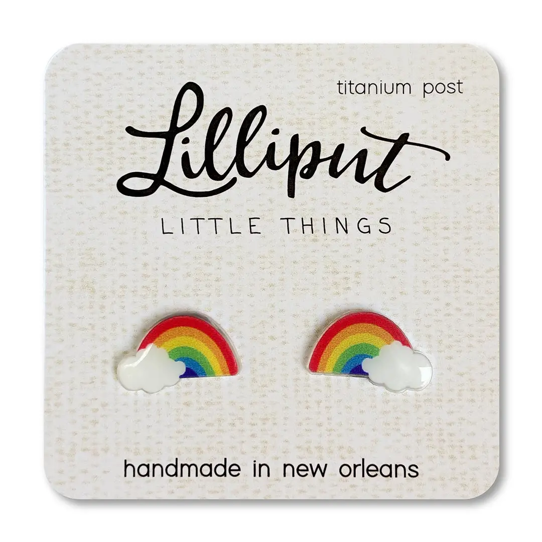 Lilliput Earrings: Rainbow
