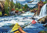 1000pc Whitewater Kayaking