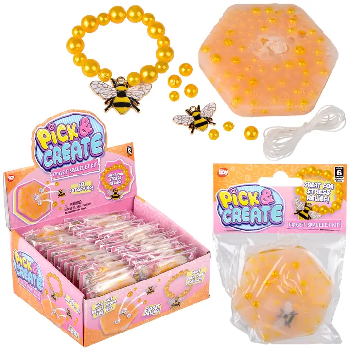 Pick N' Create: Honeycomb Beaded Fidget Bracelet