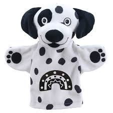 My First Black & White Puppet: Dog