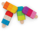 Icy Pops Scented Puzzle Erasers - Set of 4