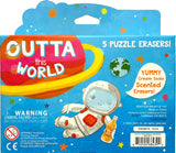 Outta This World Scented Puzzle Erasers - Set of 5