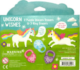 Unicorn Wishes Scented Puzzle Erasers - Set of 5