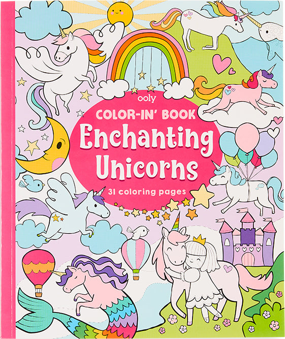Enchanting Unicorns Coloring Book