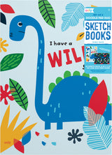 Dino Days Doodle Pad Duo Sketchbooks  Set Of 2