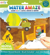 Water Amaze Water Reveal Boards - Helpful Vehicles (13 PC Set)