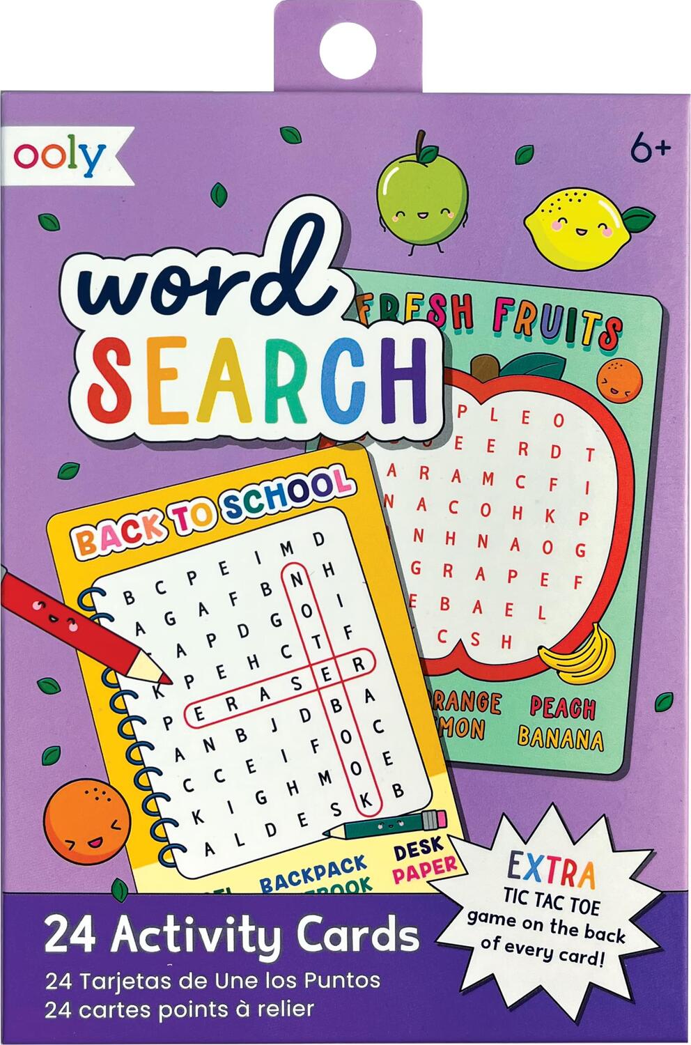 Paper Games: Word Search Activity Cards - Set of 24