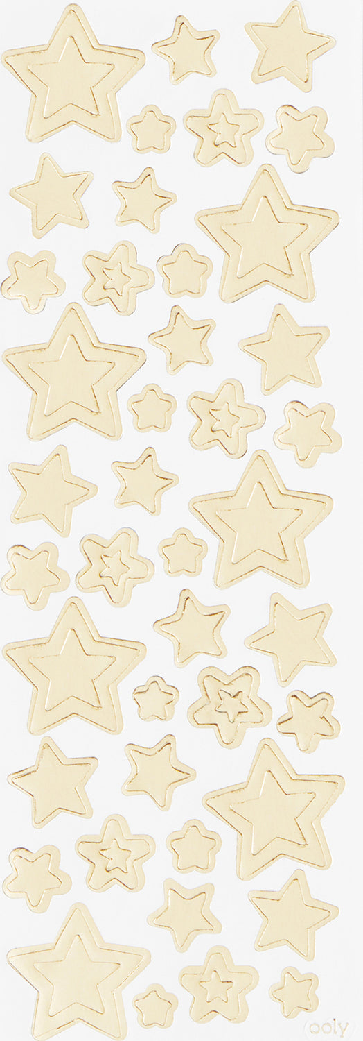 Stickiville Skinny - Gold Stars (Gold Foil)