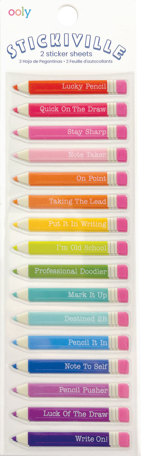 Stickiville Skinny - Lucky Pencils (Clear Vinyl)