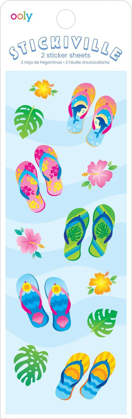 Stickiville Stickers: Flip Flops - Skinny (2 Sheets)
(Paper)