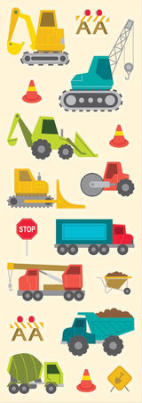 Sticikiville Stickers: Construction Vehicles - Skinny (2 Sheets)
(Paper)