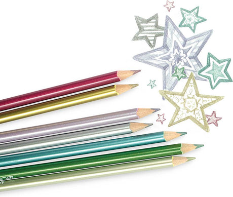 Modern Metallics Colored Pencils - Set of 12