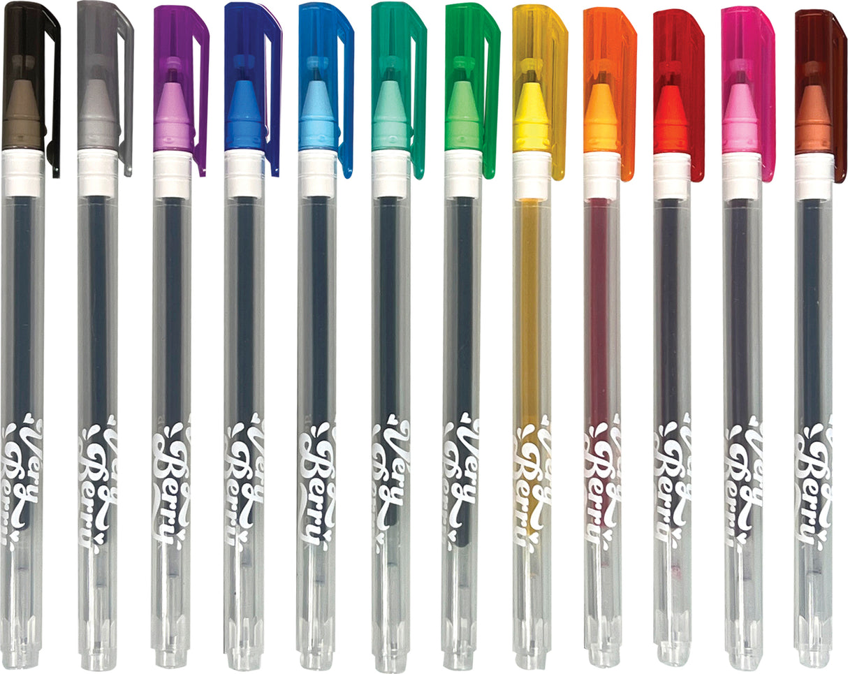 Very Berry Scented Gel Pens - Set of 12