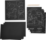 Princess Garden Scratch And Scribble Scratch Art Kit