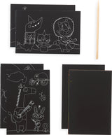 Safari Party Scratch And Scribble Mini Scratch Art Kit