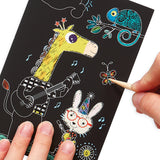 Safari Party Scratch And Scribble Mini Scratch Art Kit