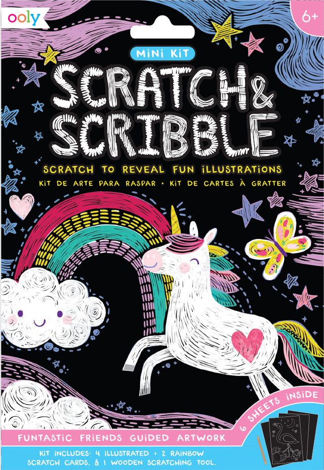 Mini Scratch Scribble Art Frie