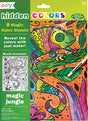 Hidden Colors Magic Paint Sheets (9 PC Set)- Magic Jungle