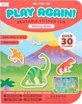 Play Again Reusable Stickers Daring Dinos