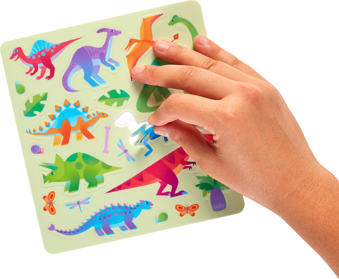 Play Again Reusable Stickers Daring Dinos