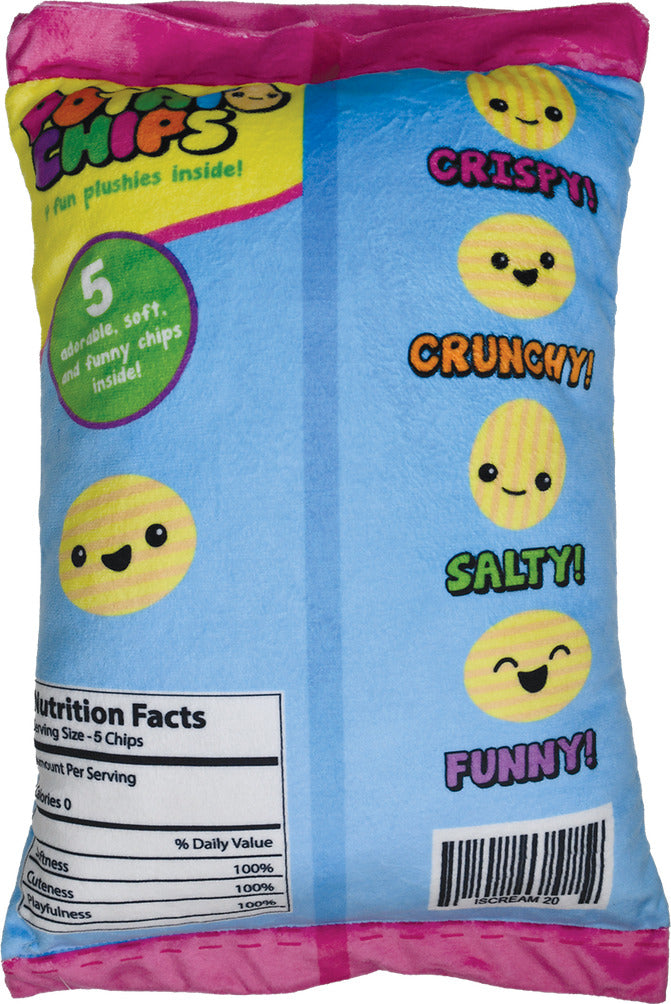 Potato Chips Packaging Fleece Plush