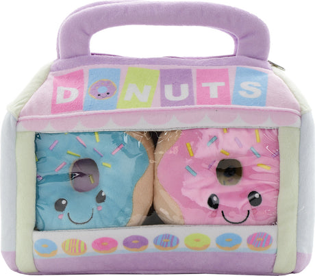 Box of Donuts Packaging Fleece Plush