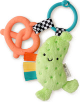 Itzy Pal™ - Plush Pal with Silicone Teether (Pickle)