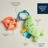 Itzy Pal™ - Plush Pal with Silicone Teether (Pickle)
