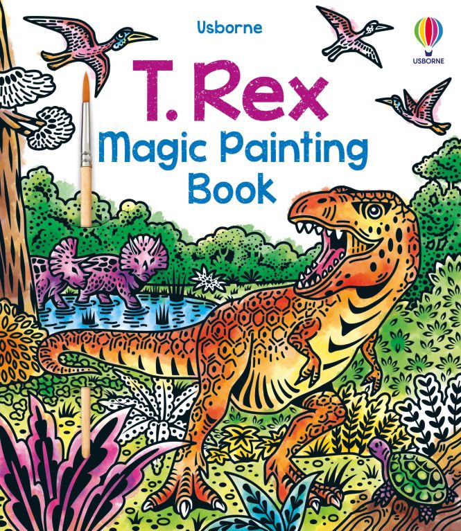 Magic Painting Book: T Rex-