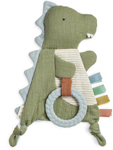 Bitzy Crinkle Sensory Toy Teether: Dino