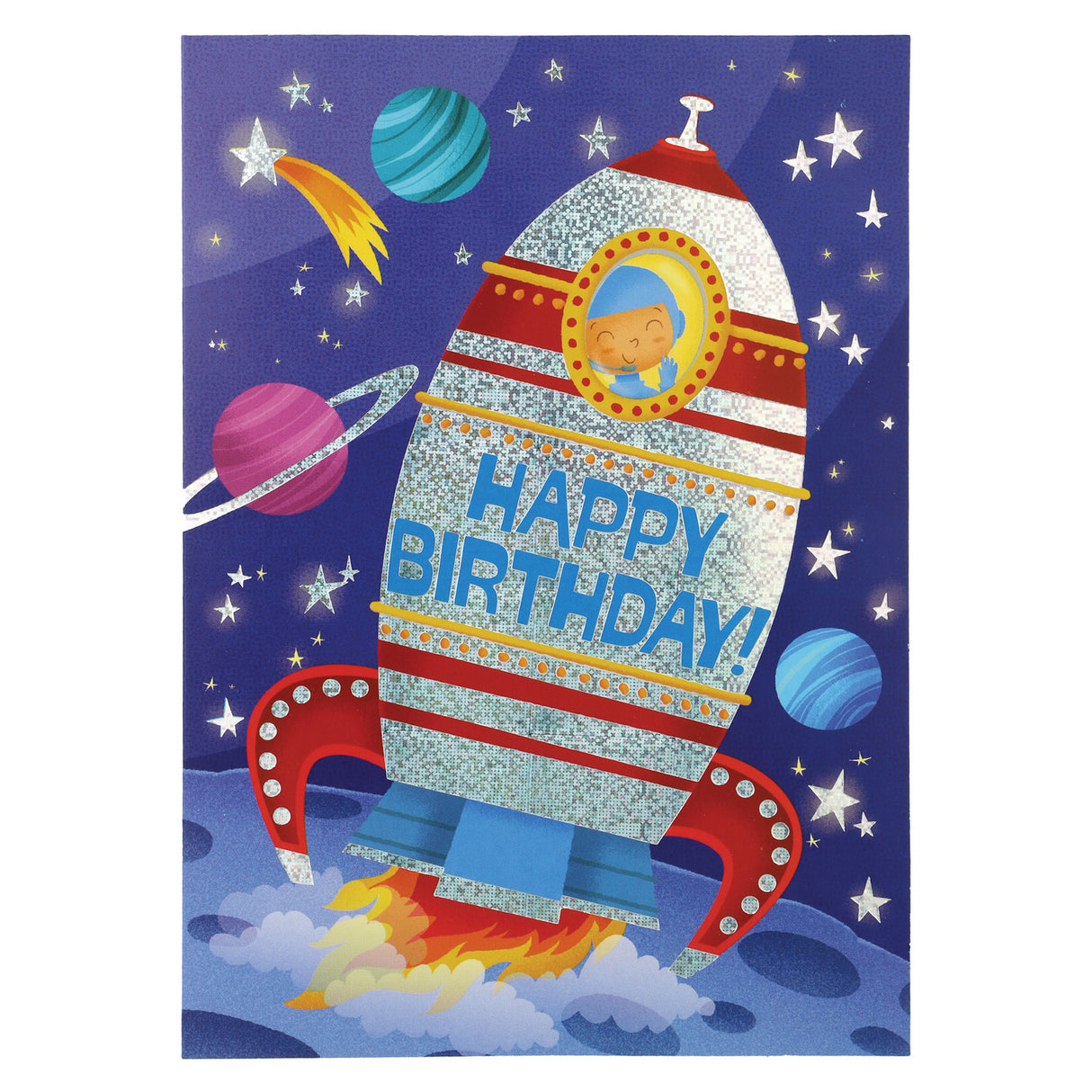 Card: Space Foil Glitter