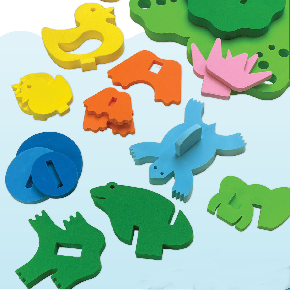 BathBlocks Pond Pals Puzzle Set