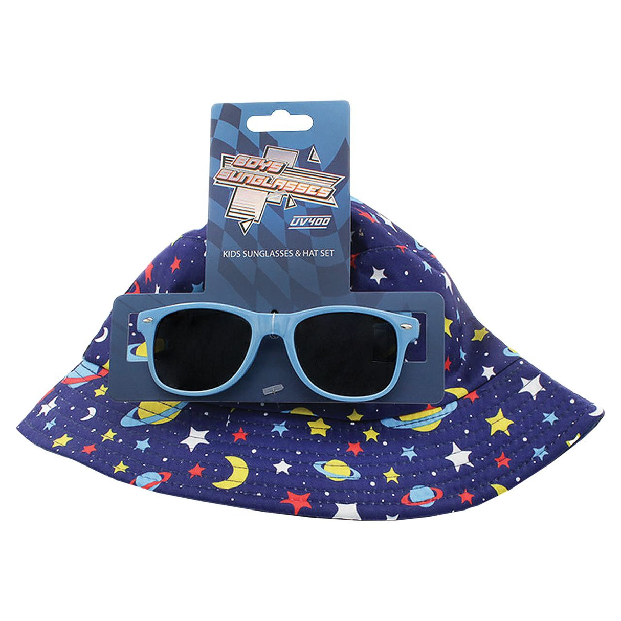 Bucket Hat with Sunglasses: Planets