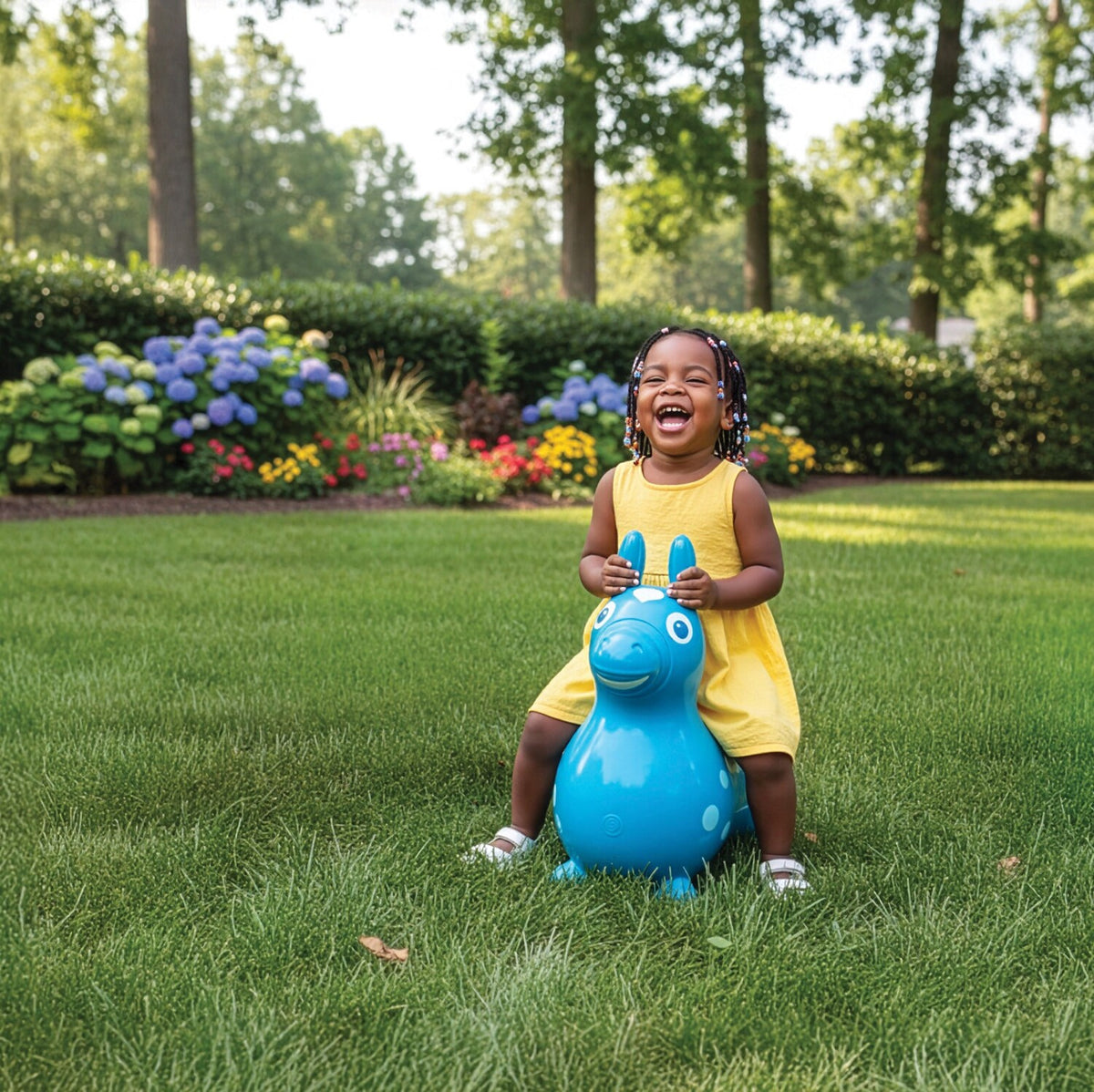 Rody Inflatable Bounce Horse (Teal)