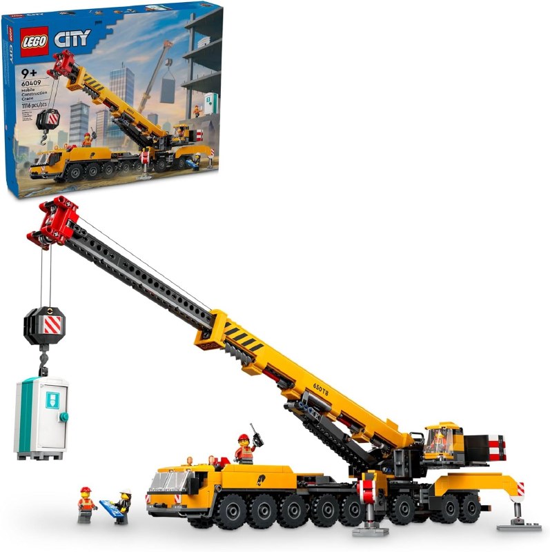 City: Yellow Mobile Construction Crane