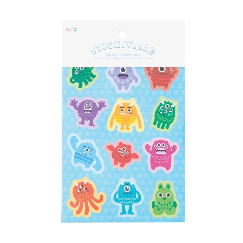 Stickiville Book: Monster Stickers