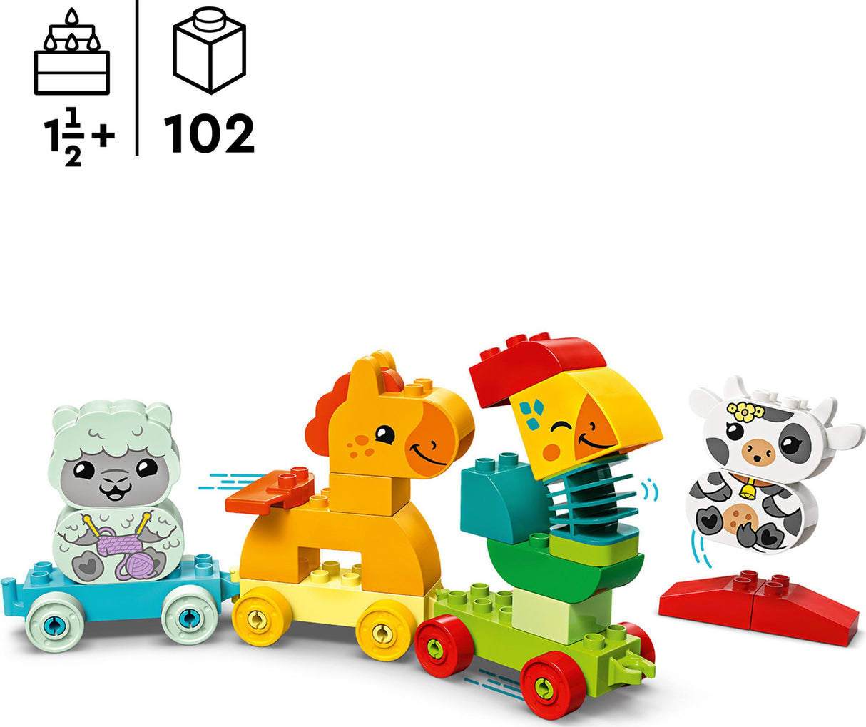 LEGO DUPLO My First Animal Train Learning Toy