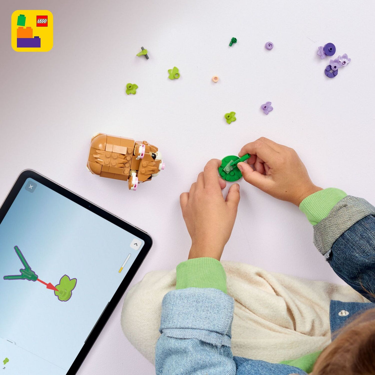 LEGO Creator: Cute Hamster with a Flower
