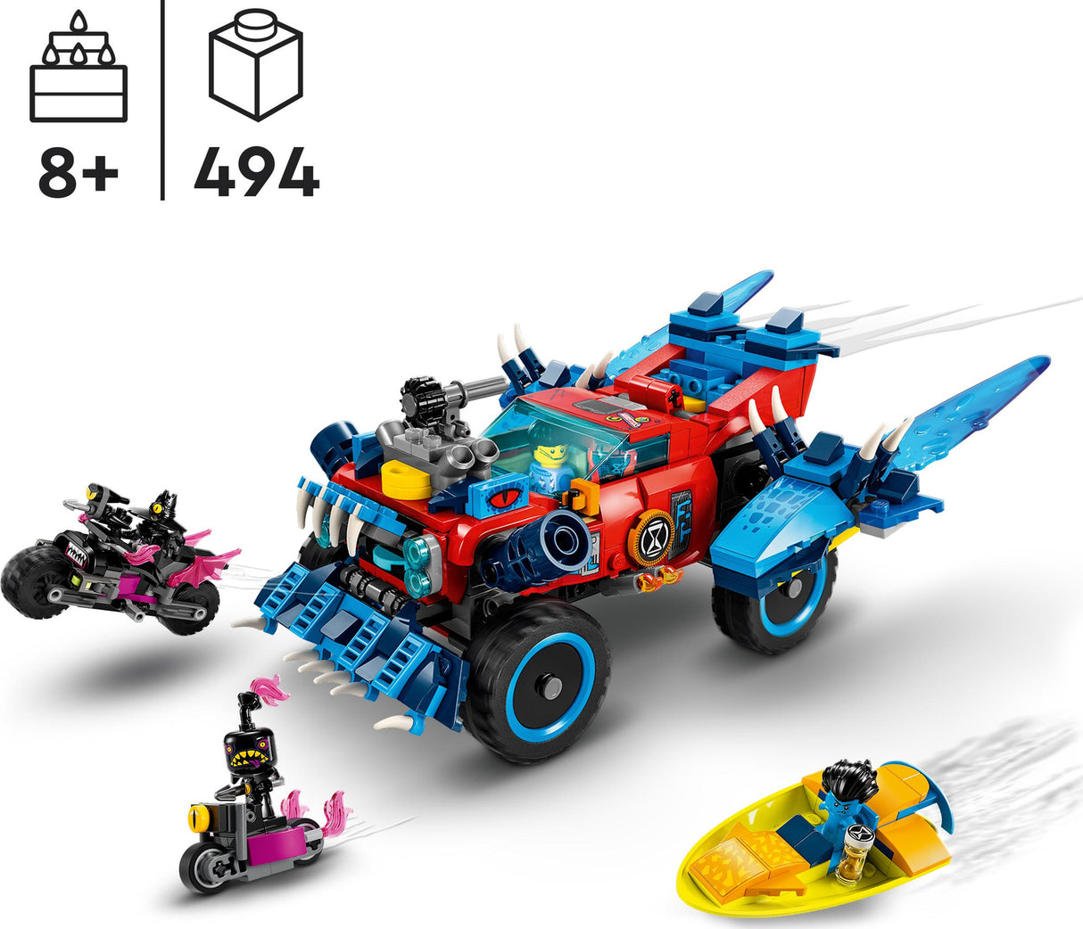 LEGO® DREAMZzz™ Crocodile Car Toy 2 in 1 Set