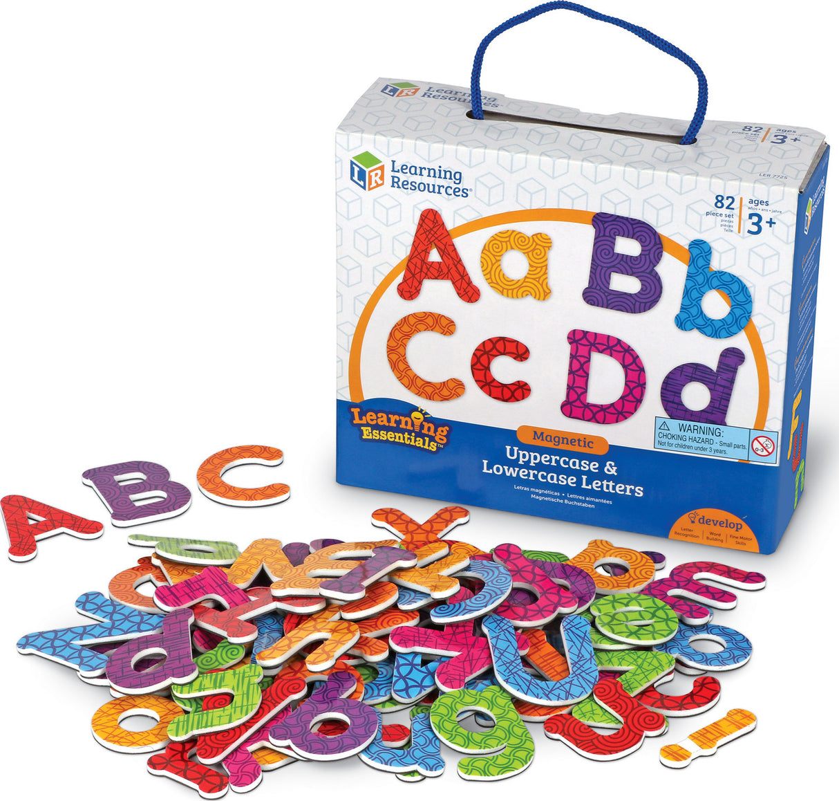 Magnetic Uppercase and Lowercase Letters