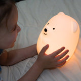LumiPets Bear - Children's Nursery Touch Night Light