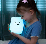 LumiPets Bear - Children's Nursery Touch Night Light