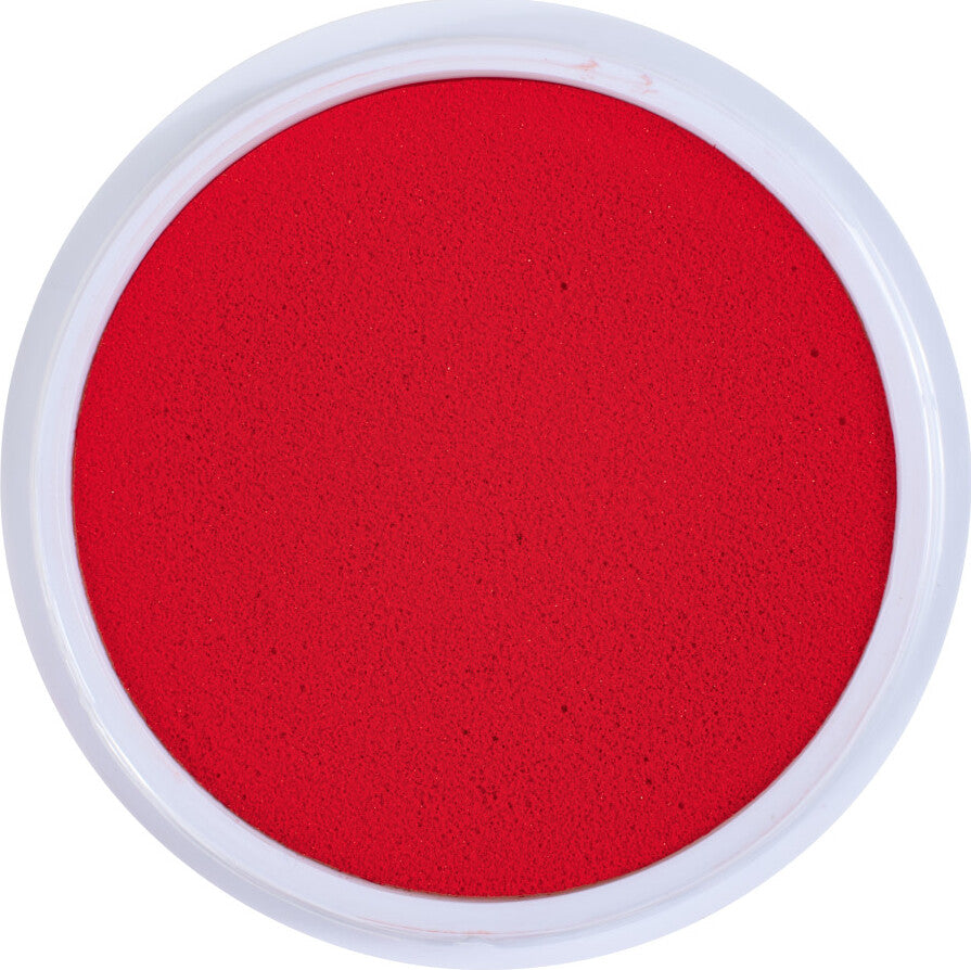 Jumbo Circular Washable Stamp Pad - Red