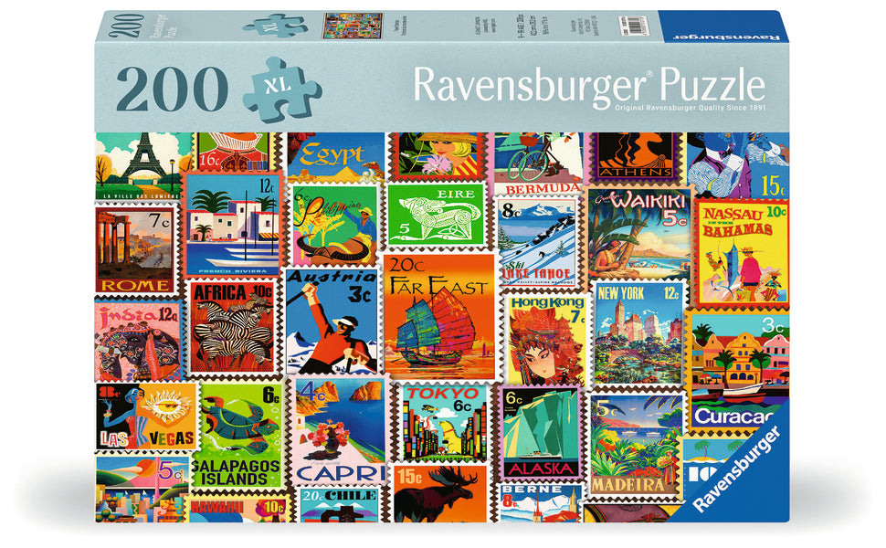 200pc Adult Travel Stamps-
