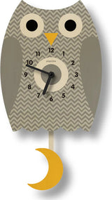 Pendulum Clock (owl - assorted colors)