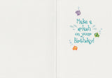 Make a splash on your birthday - card