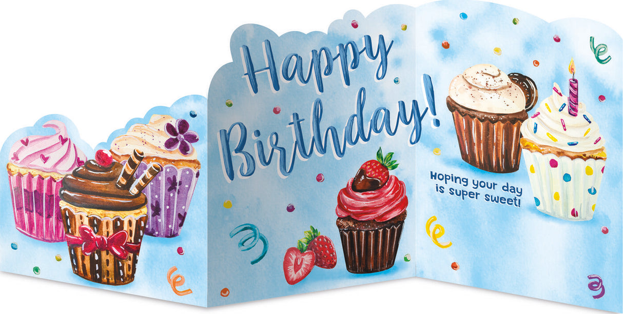 Cupcake Tri-Fold Card