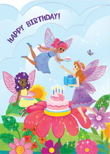 Fairy Garden Part Tri-Fold Card